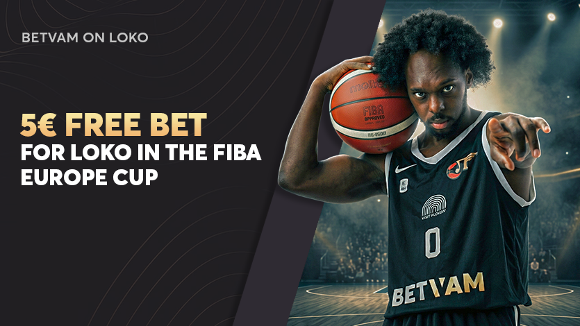 BETVAM на Локо: 5€ Free Bet